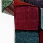 Colorful Square Carpet Multicolored 4