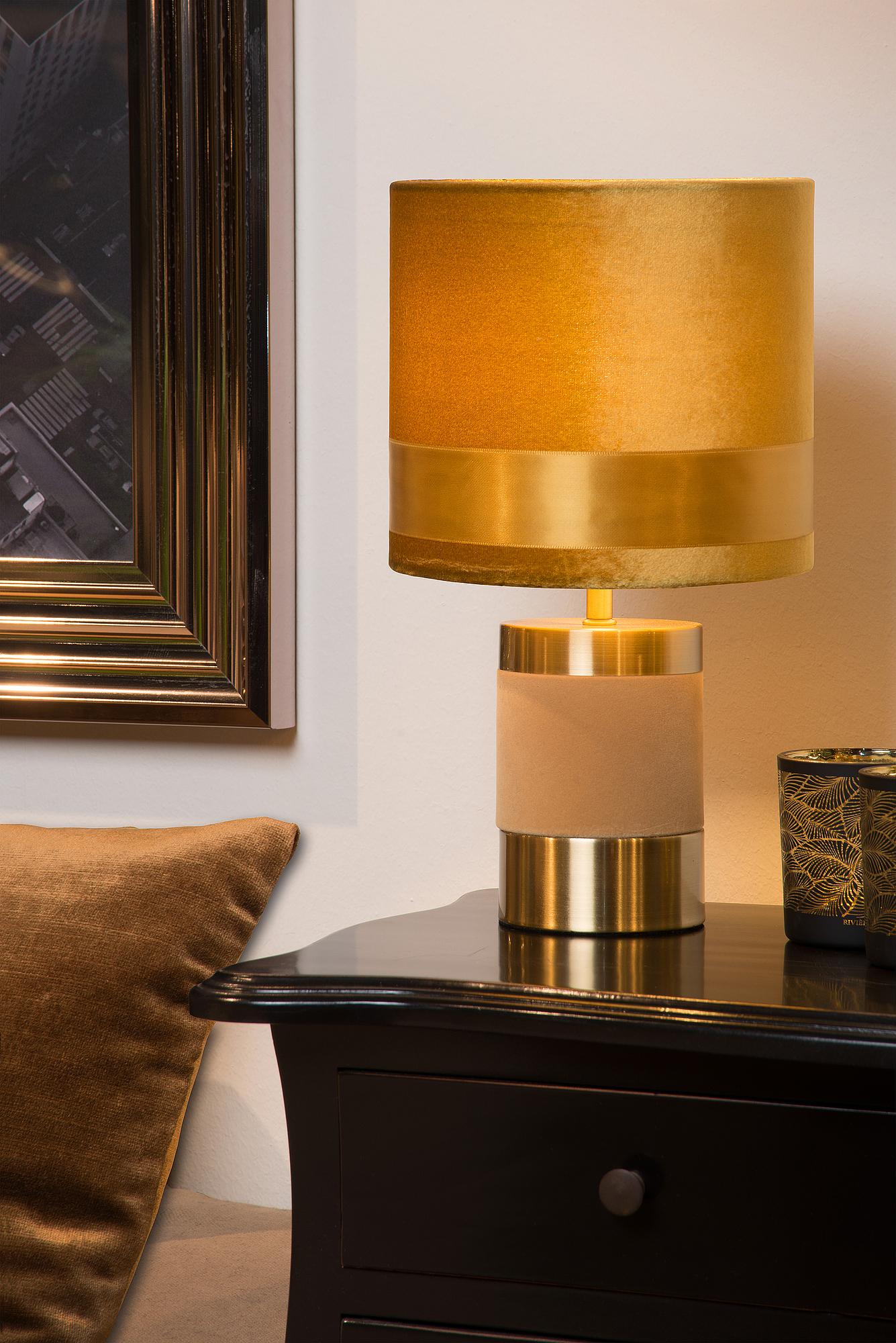 Extravaganza Frizzle Tischleuchte Eisen Gelb 2