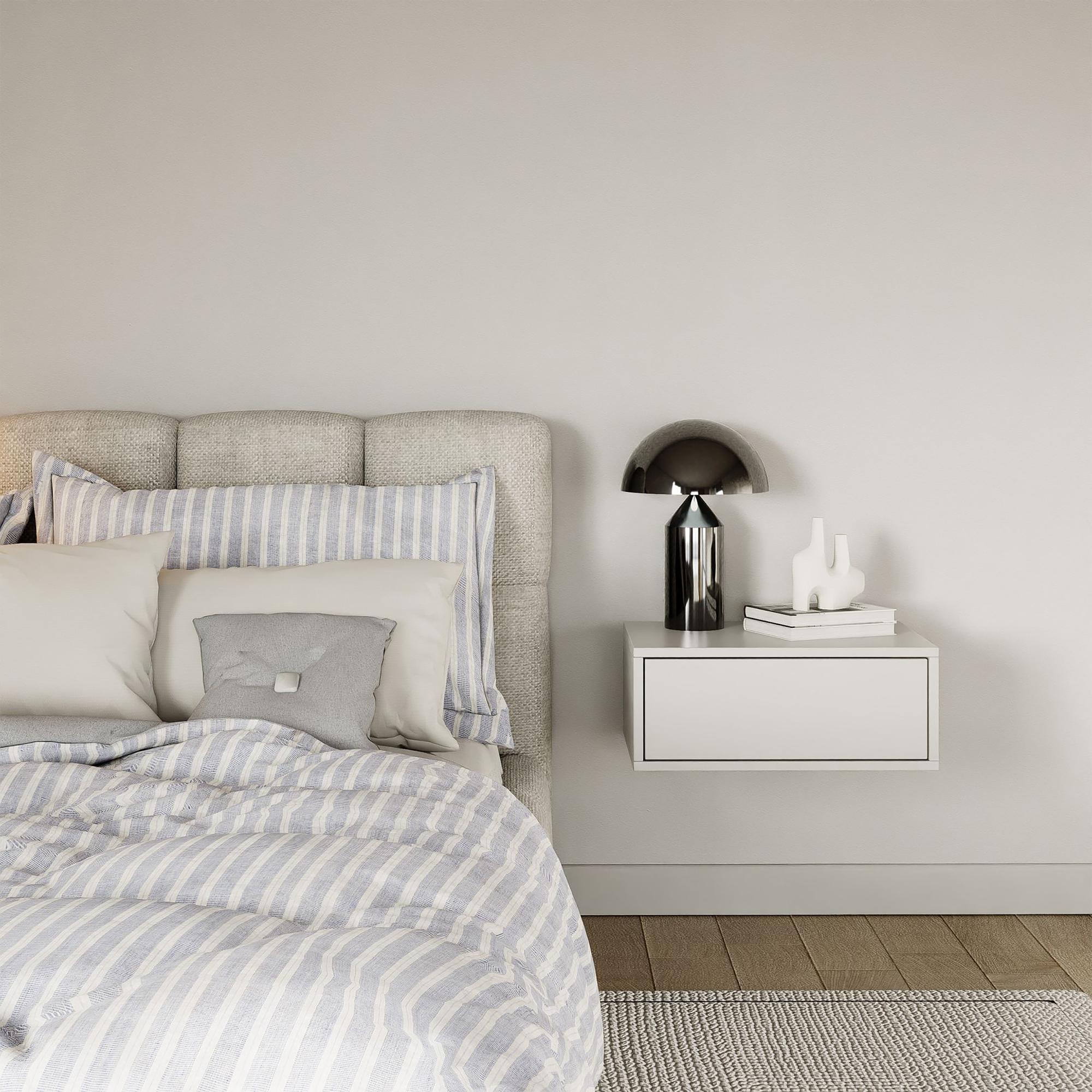 Floating Nightstand Framme White 20 cm 2