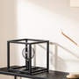 Table lamp steel black 0