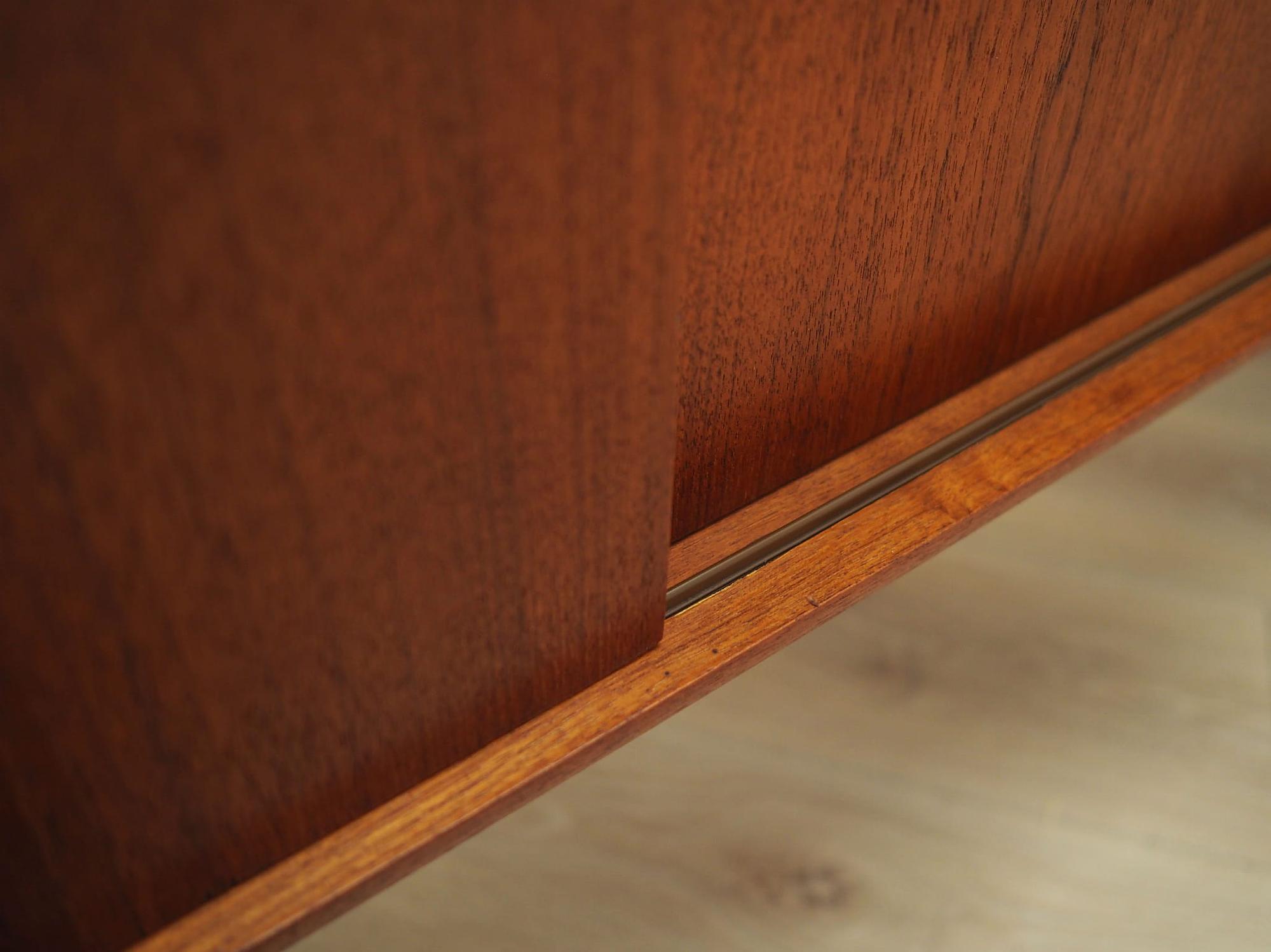 Vintage sideboard teak brown 1960s 12