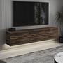Neon TV Stand Chestnut 2