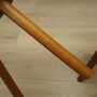 3x Vintage Stools Wood Velvet Pink 1960s 6