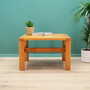 Vintage Coffee Table Wood Brown 1960s 1