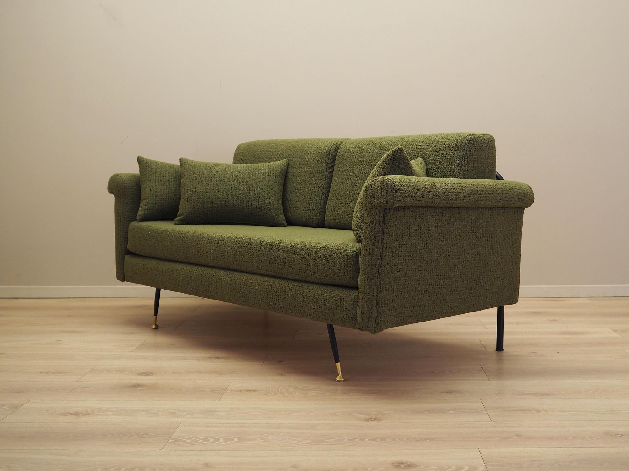 2-seater sofa green 1960s 3