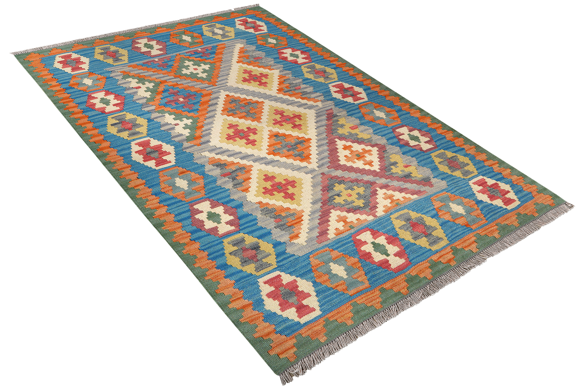 Kelim Gashgai Wool Multicolored 2