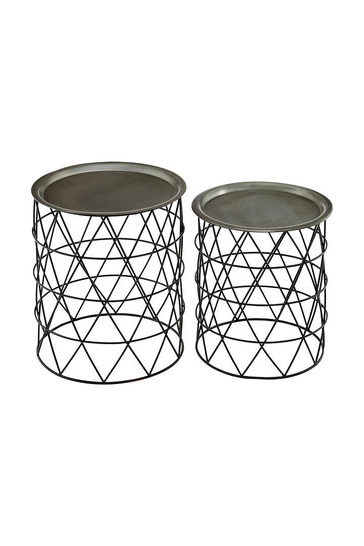 2x Templar Side Table Iron Black 4