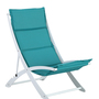 Hawaii deck chair metal textile blue 0