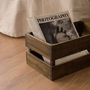 Keita Holzkiste Holz Walnuss Dunkel 1