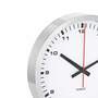 Era Wanduhr Glas Edelstahl Matt Ø 40cm Weiß 63211 1