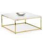 Beistelltisch Marmor Dekor Metallbeine 1