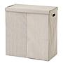 Wäschesammler Stripes Webstoff Beige 0