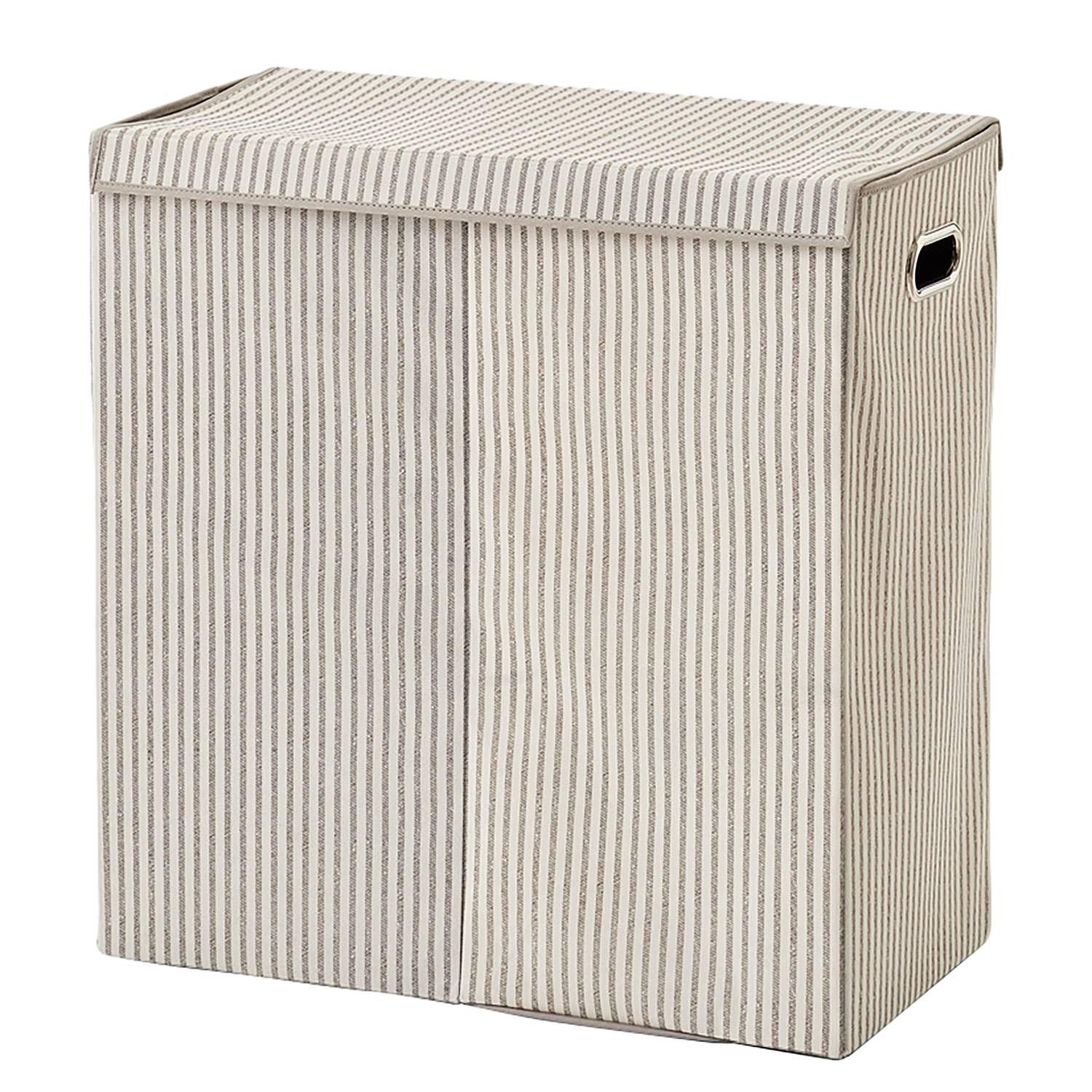 Wäschesammler Stripes Webstoff Beige 0