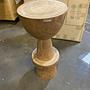 Ball Barhocker Holz Braun 1