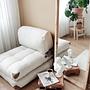 Fold Teddy Sleeper Sofa 1-seater Cream 3