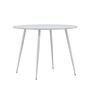 Plaza Dining table Grey ⌀100cm 8