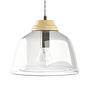 Pendant lamp Fauna Iron Clear glass 0