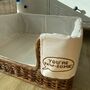 Hundebett Mittel Rattan Braun 4