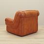 Sessel Leder Braun 1970er Jahre 4