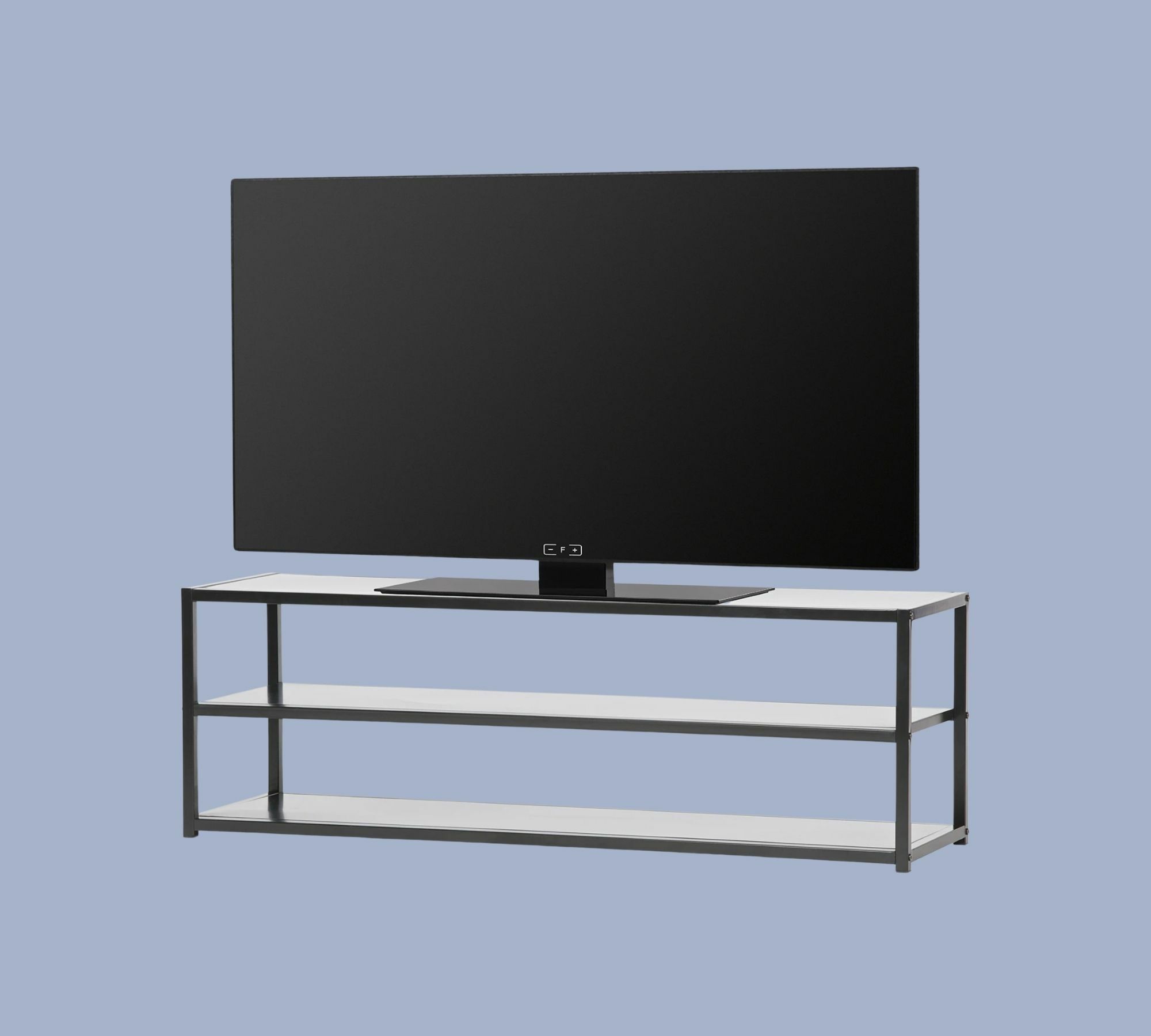 Lowboard und TV Bank Metall Schwarz  2