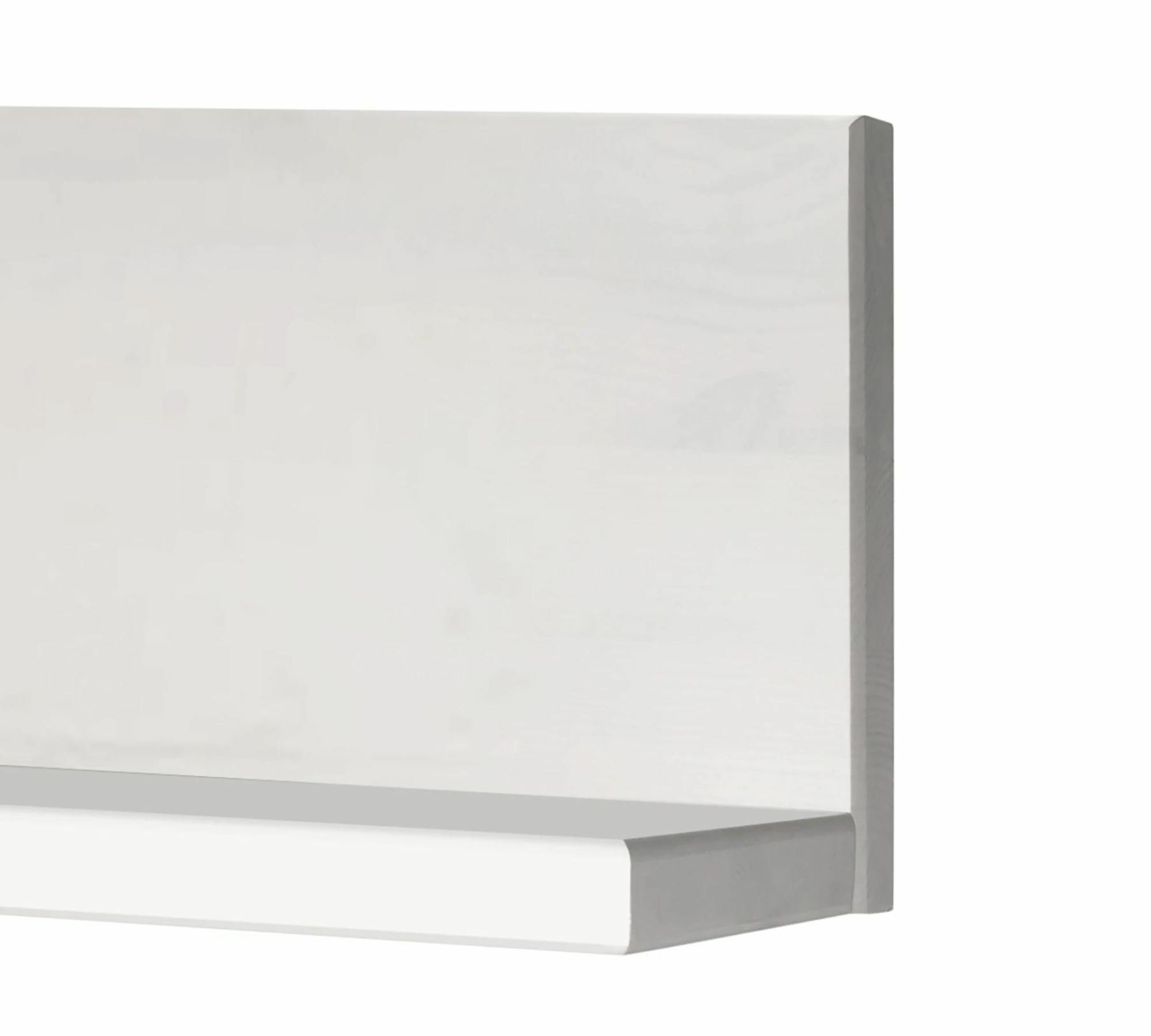 Wandboard Kiefernholz Massiv Weiß 1