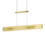 LED Pendelleuchte 2-flammig Kunststoff Aluminium 0