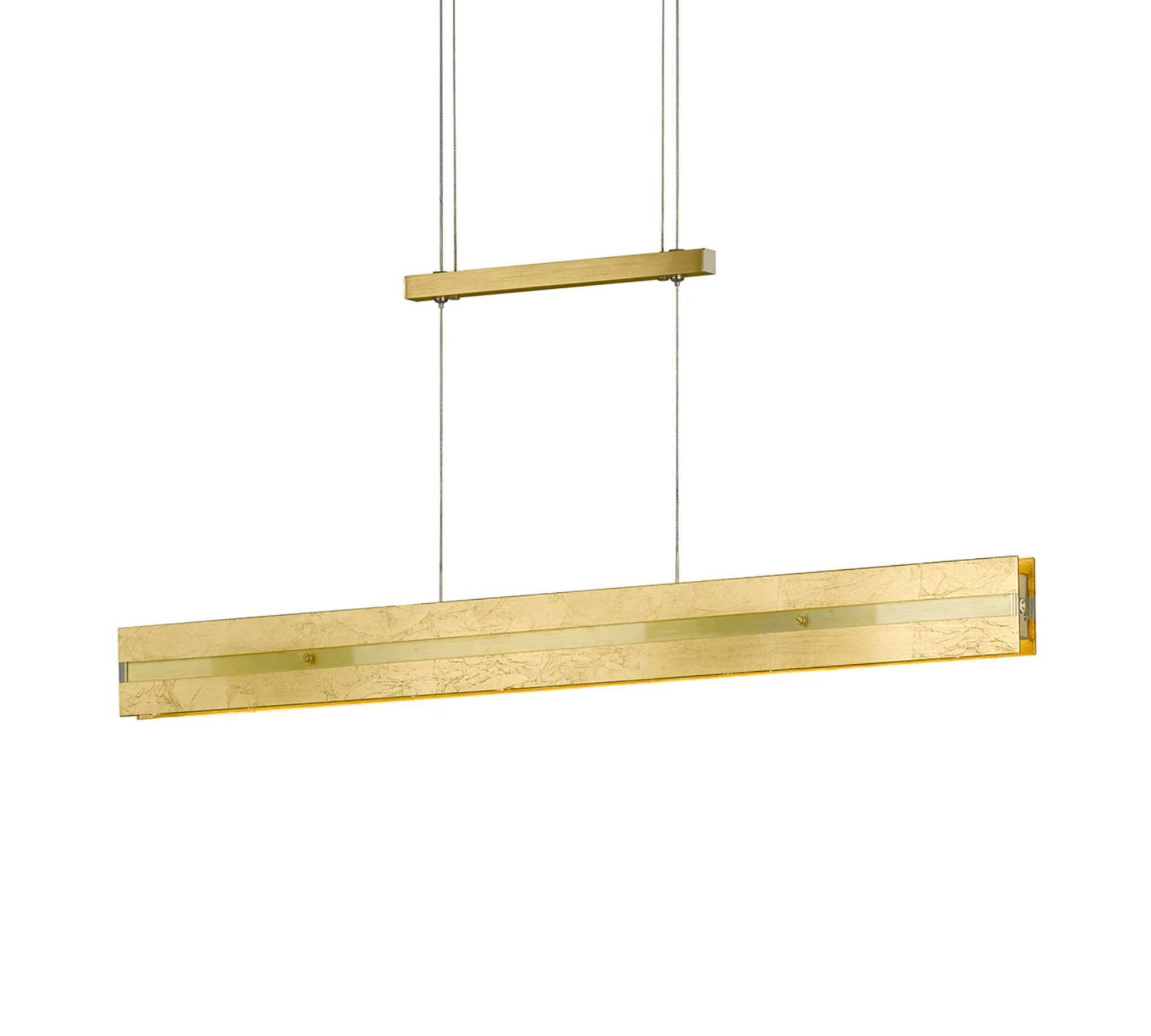 LED Pendelleuchte 2-flammig Kunststoff Aluminium 0