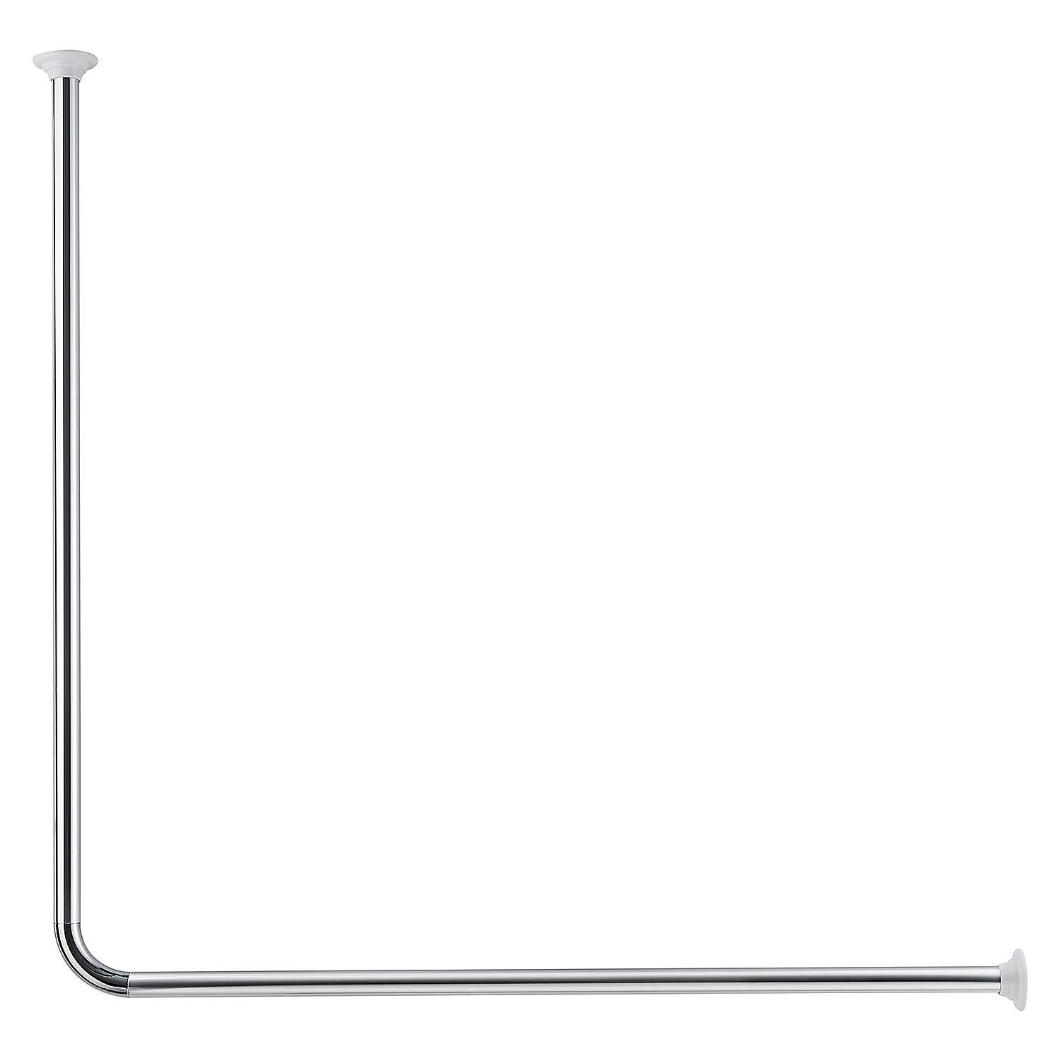 Winkelstange Universal-Stange Aluminium Silber 0