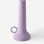 Spartan Candle holder Metal Purple 3