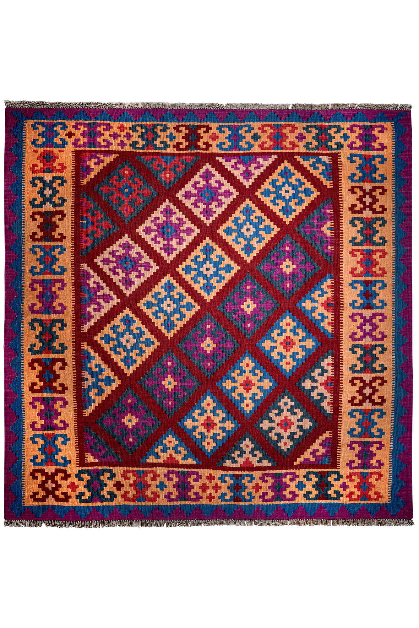 Kilim Gashgai Teppich Mehrfarbig 4