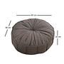 Pillow Teddy fabric Anthracite 3