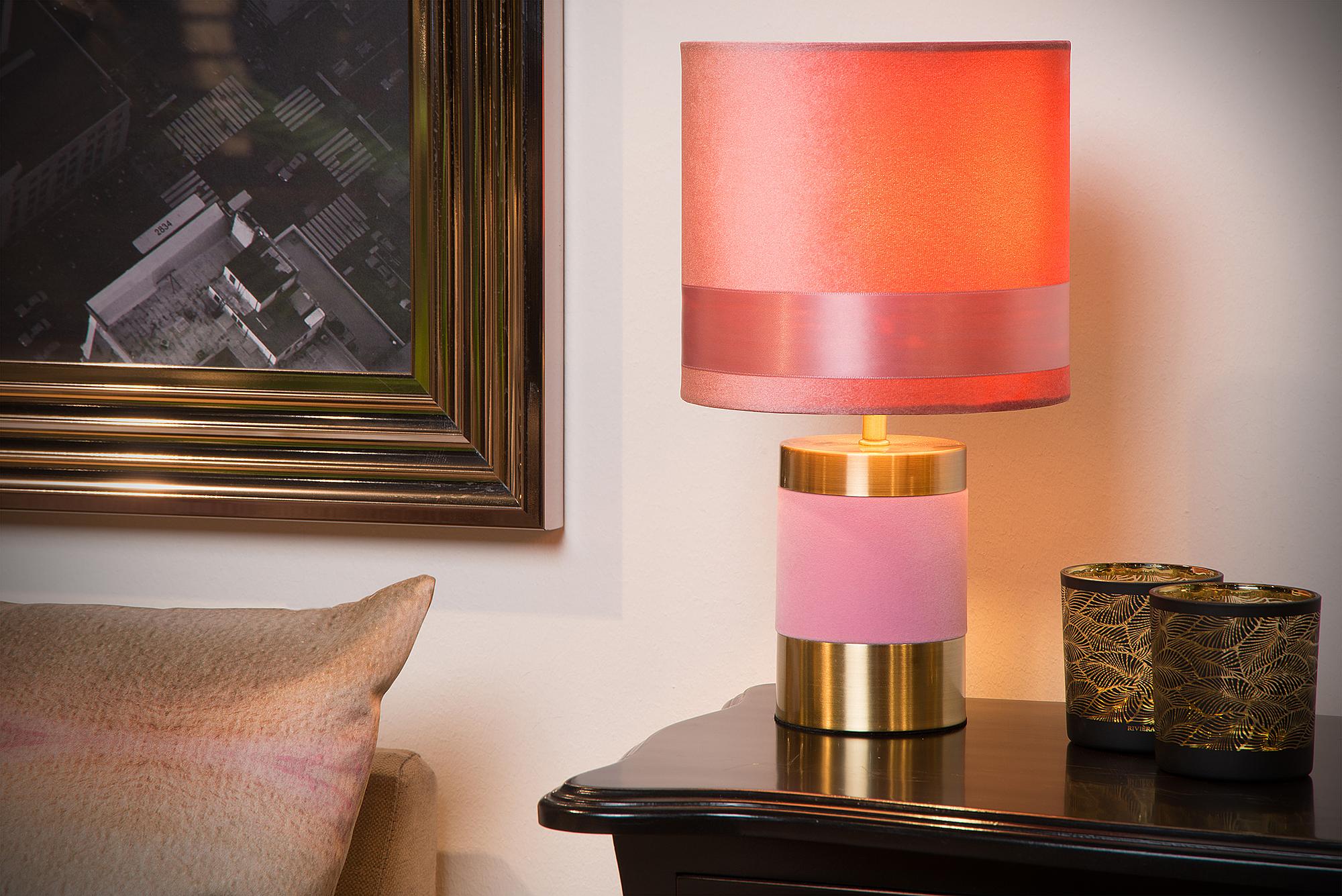 Extravaganza Frizzle Table Lamp Iron Pink 4