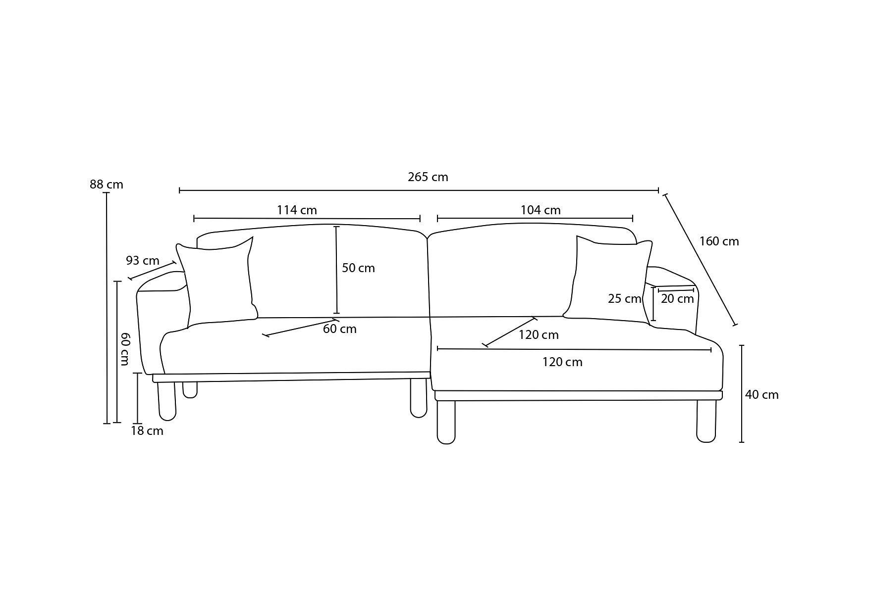 Rens Sofa Récamiere Links Anthrazit 6