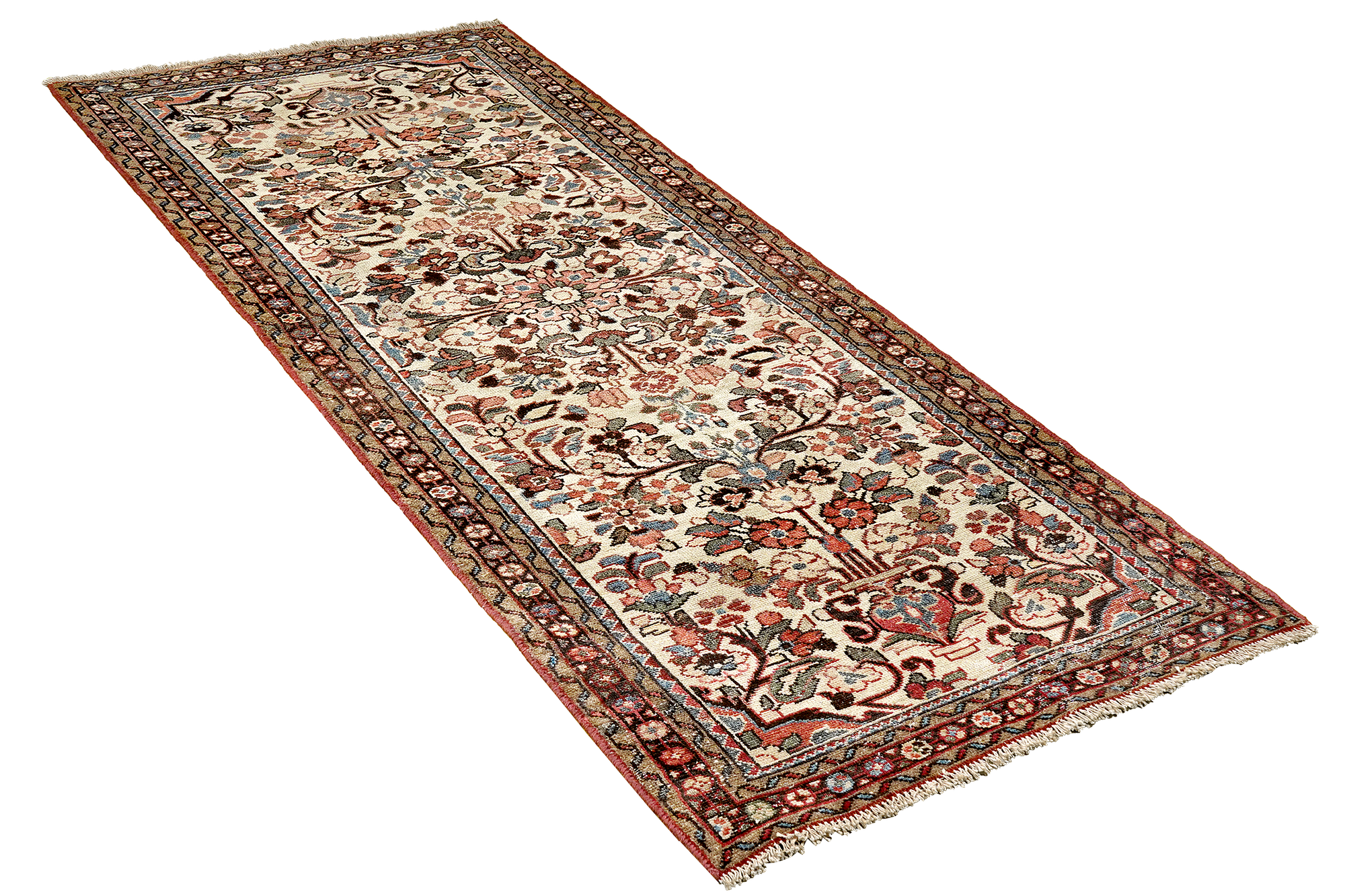 Heritage Teppich Wolle Braun 2