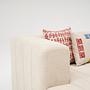 Beyza Sofa Récamiere Links mit Hocker Creme 5