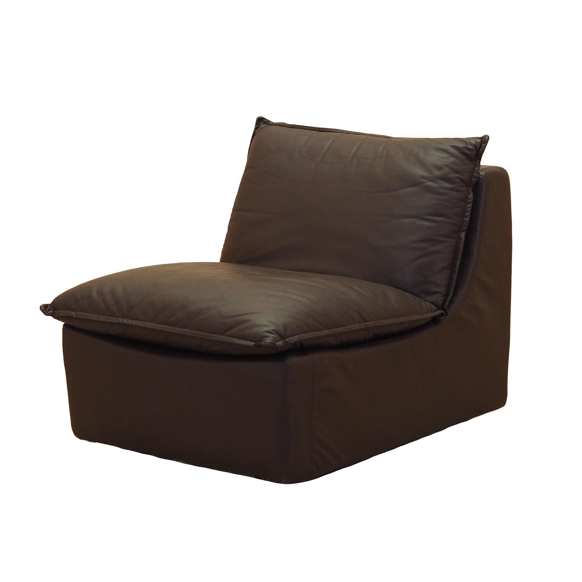 Leather armchair Brown 0
