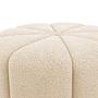 Stool FORA Teddy-Bouclé Fabric Beige 3