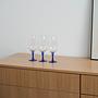3x Gläser Blau 1