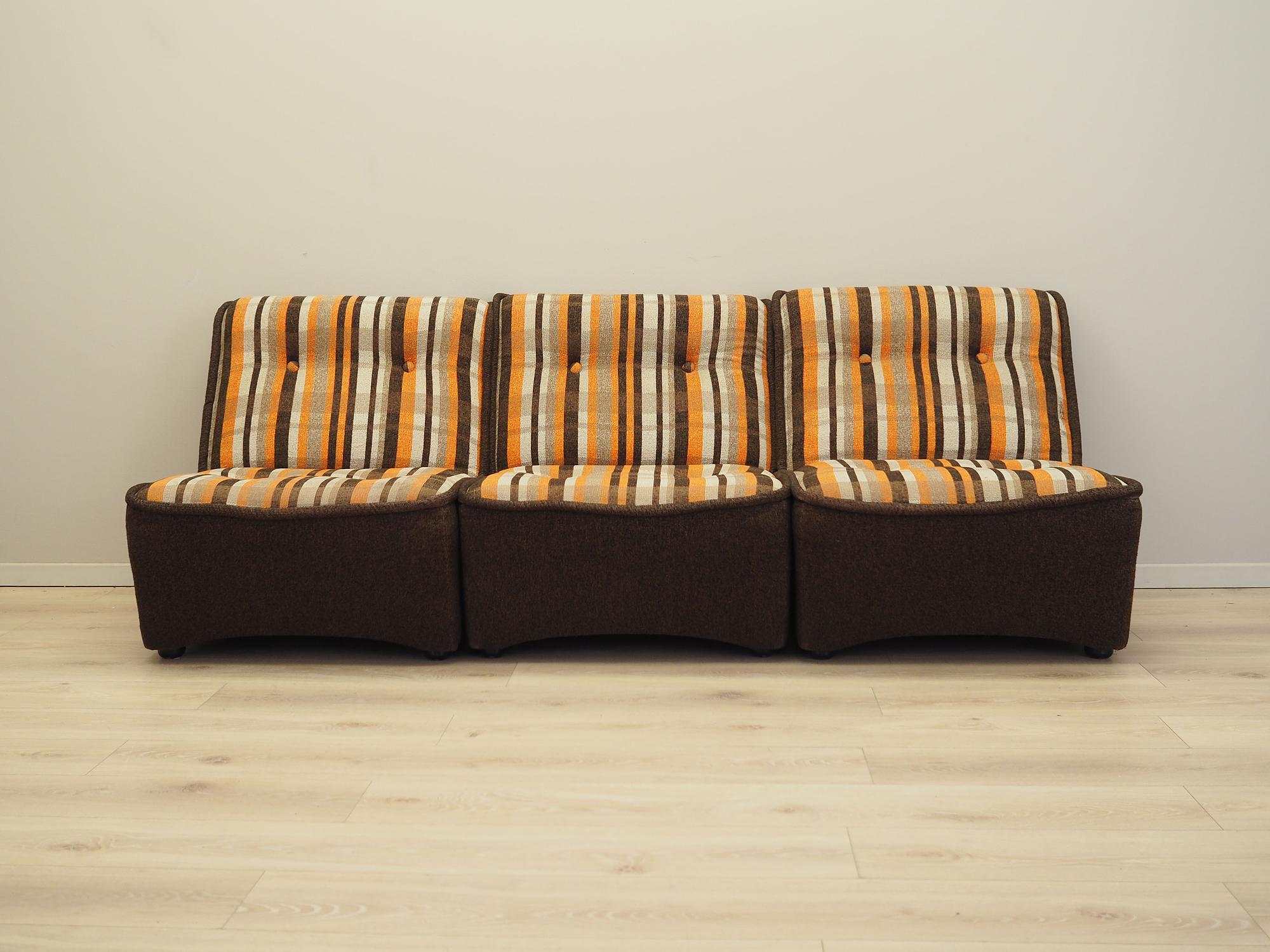 3-Sitzer Modulsofa 1960er Jahre 2