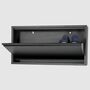 Schuhschrank Metall Schwarz 2
