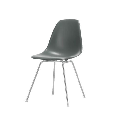 Eames Plastic DSX Stuhl Granitgrau