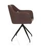 ELVERUM SPU Dining chair Faux leather Dark brown 5