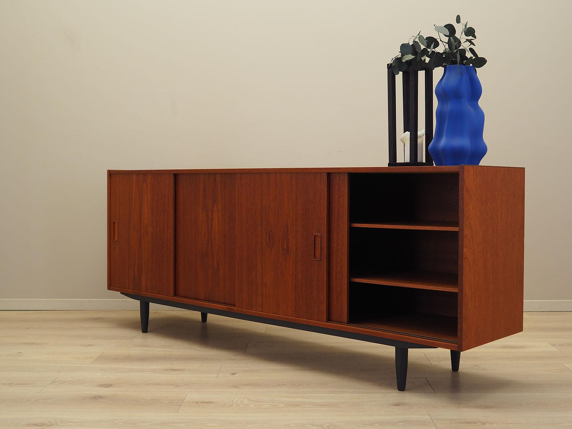 Sideboard in legno di teak anni '70 5