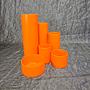 Vintage Stiftebox Kunststoff Orange 2