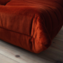 Togo Sofa 3-Sitzer Cord Bernsteinorange 4