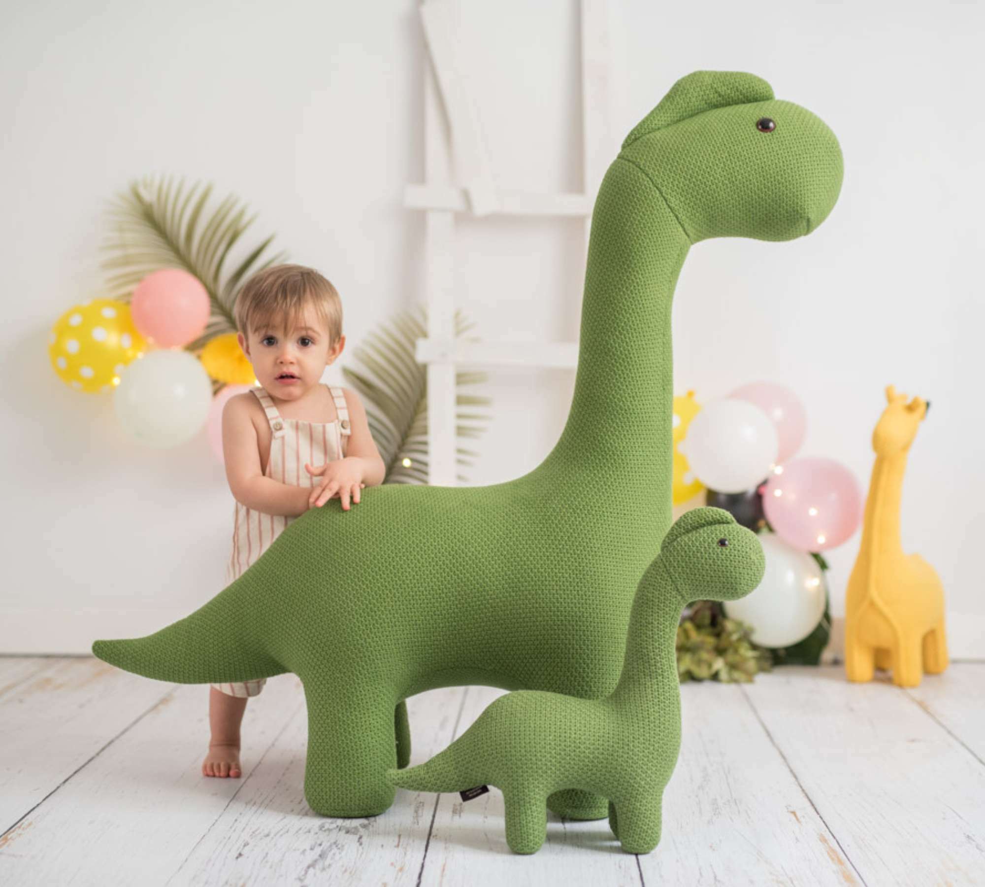 Dino Maxi plush toy Cotton Wood Green 6