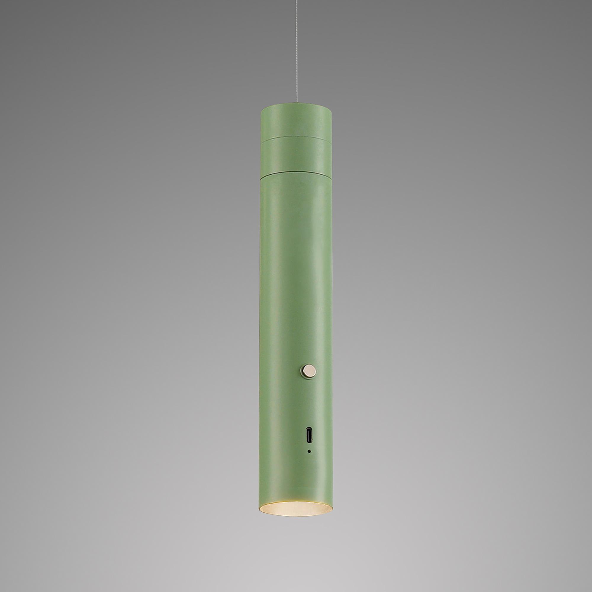 LED-Pendelleuchte Attach Mintgrün 1