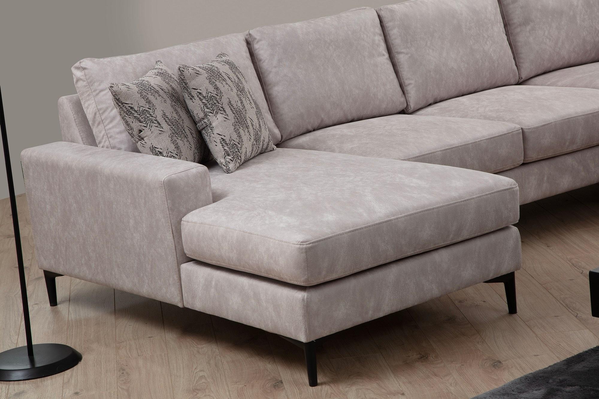Porto Ecksofa Links Creme 1