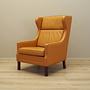 Armlehnsessel Leder Orange 1970er Jahre 1