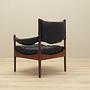 Modus Armchair Wood Leather Black 1960s 5